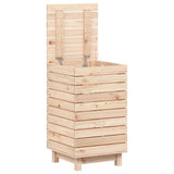 vidaXL Wasmand 44x44x76 cm massief grenenhout