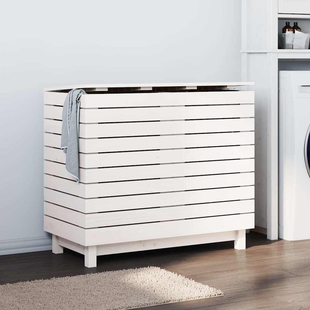 vidaXL Wasmand 44x44x76 cm massief grenenhout