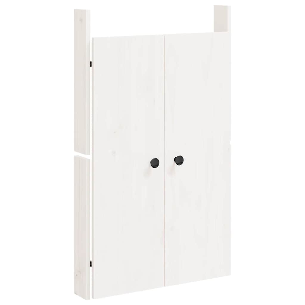 vidaXL Kastdeurtjes voor buitenkeuken MEPPEL  2 st 50x9x82 cm grenenhout
