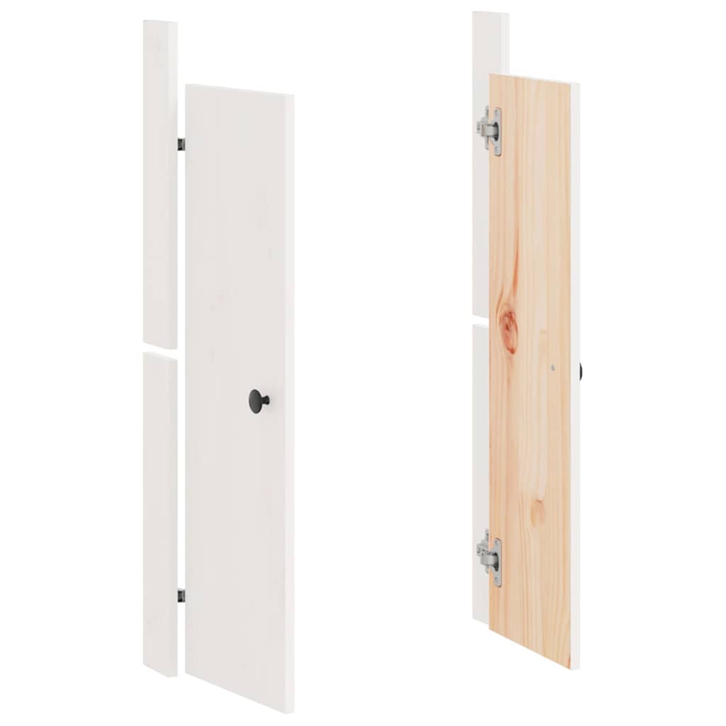 vidaXL Kastdeurtjes voor buitenkeuken MEPPEL  2 st 50x9x82 cm grenenhout