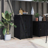 vidaXL Kastdeurtjes voor buitenkeuken MEPPEL  2 st 50x9x82 cm grenenhout