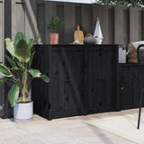 vidaXL Kastdeurtjes voor buitenkeuken MEPPEL  2 st 50x9x82 cm grenenhout