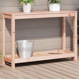 vidaXL Potting Table with Shelf 82.5x35x75 cm Solid Pine Wood