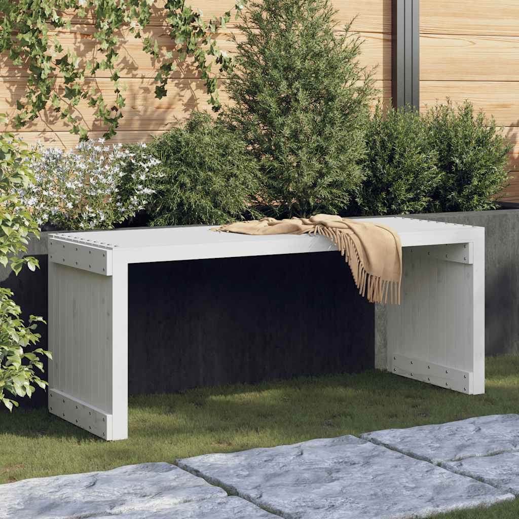 vidaXL Tuinbankje verlengbaar 212,5x40,5x45 cm massief grenenhout