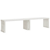 vidaXL Tuinbankje verlengbaar 212,5x40,5x45 cm massief grenenhout
