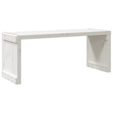 vidaXL Tuinbankje verlengbaar 212,5x40,5x45 cm massief grenenhout