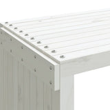 vidaXL Tuinbankje verlengbaar 212,5x40,5x45 cm massief grenenhout