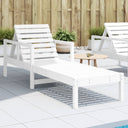 vidaXL Sun Lounger 199.5x62x55 cm Solid Pinewood