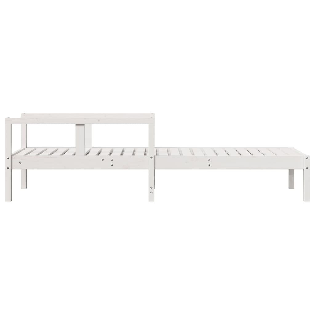 vidaXL Sun Lounger 199.5x62x55 cm Solid Pinewood