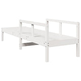 vidaXL Sun Lounger 199.5x62x55 cm Solid Pinewood