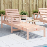 vidaXL Sun Lounger 199.5x62x55 cm Solid Pinewood