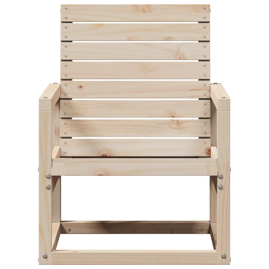 vidaXL Tuinstoel 57,5x63x76 cm massief grenenhout