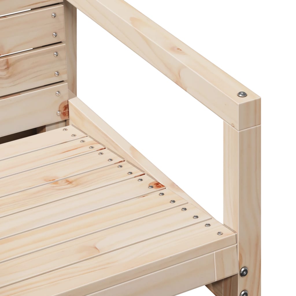 vidaXL Tuinstoel 57,5x63x76 cm massief grenenhout