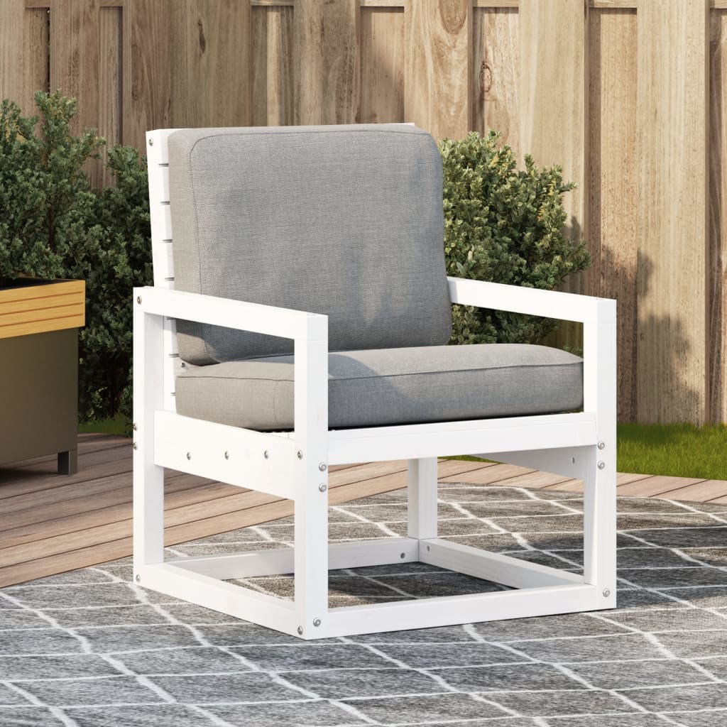 vidaXL Tuinstoel 57,5x63x76 cm massief grenenhout