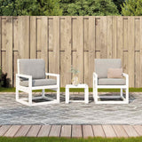 vidaXL 3-delige Loungeset massief grenenhout