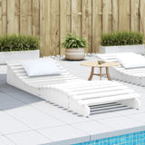 vidaXL Ligbedden 2 st 205x60x31,5 cm massief grenenhout