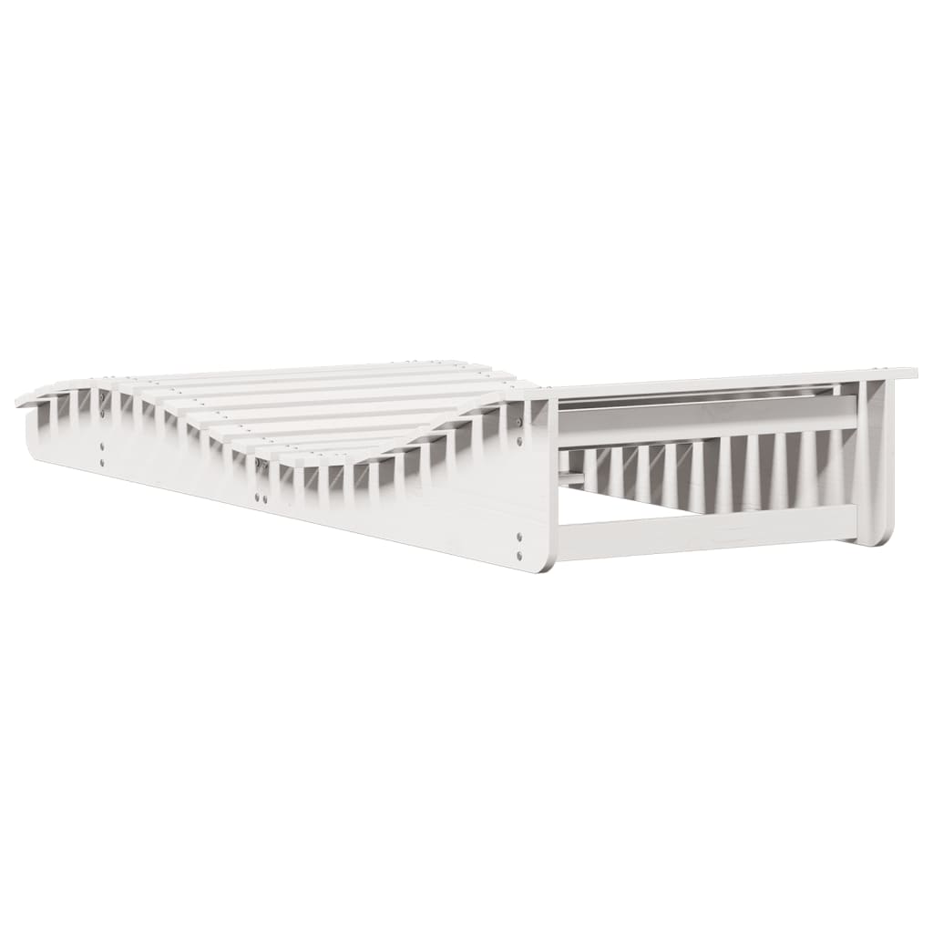 vidaXL Ligbedden 2 st 205x60x31,5 cm massief grenenhout
