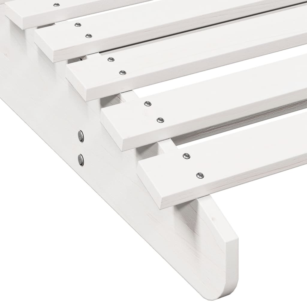 vidaXL Ligbedden 2 st 205x60x31,5 cm massief grenenhout