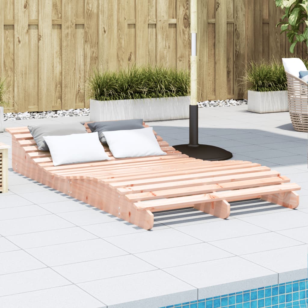 vidaXL Ligbedden 2 st 205x60x31,5 cm massief grenenhout