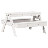 vidaXL Children's Picnic Table 88x97x52 cm Solid Pine Wood
