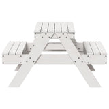 vidaXL Children's Picnic Table 88x97x52 cm Solid Pine Wood