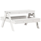 vidaXL Children's Picnic Table 88x97x52 cm Solid Pine Wood