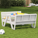 vidaXL Picknicktafel voor kinderen 88x122x58 cm massief grenenhout