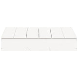 vidaXL Zandbak met deksel 111x111x19,5 cm massief grenenhout