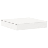 vidaXL Zandbak met deksel 111x111x19,5 cm massief grenenhout