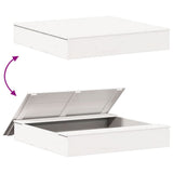 vidaXL Zandbak met deksel 111x111x19,5 cm massief grenenhout