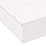 vidaXL Zandbak met deksel 111x111x19,5 cm massief grenenhout