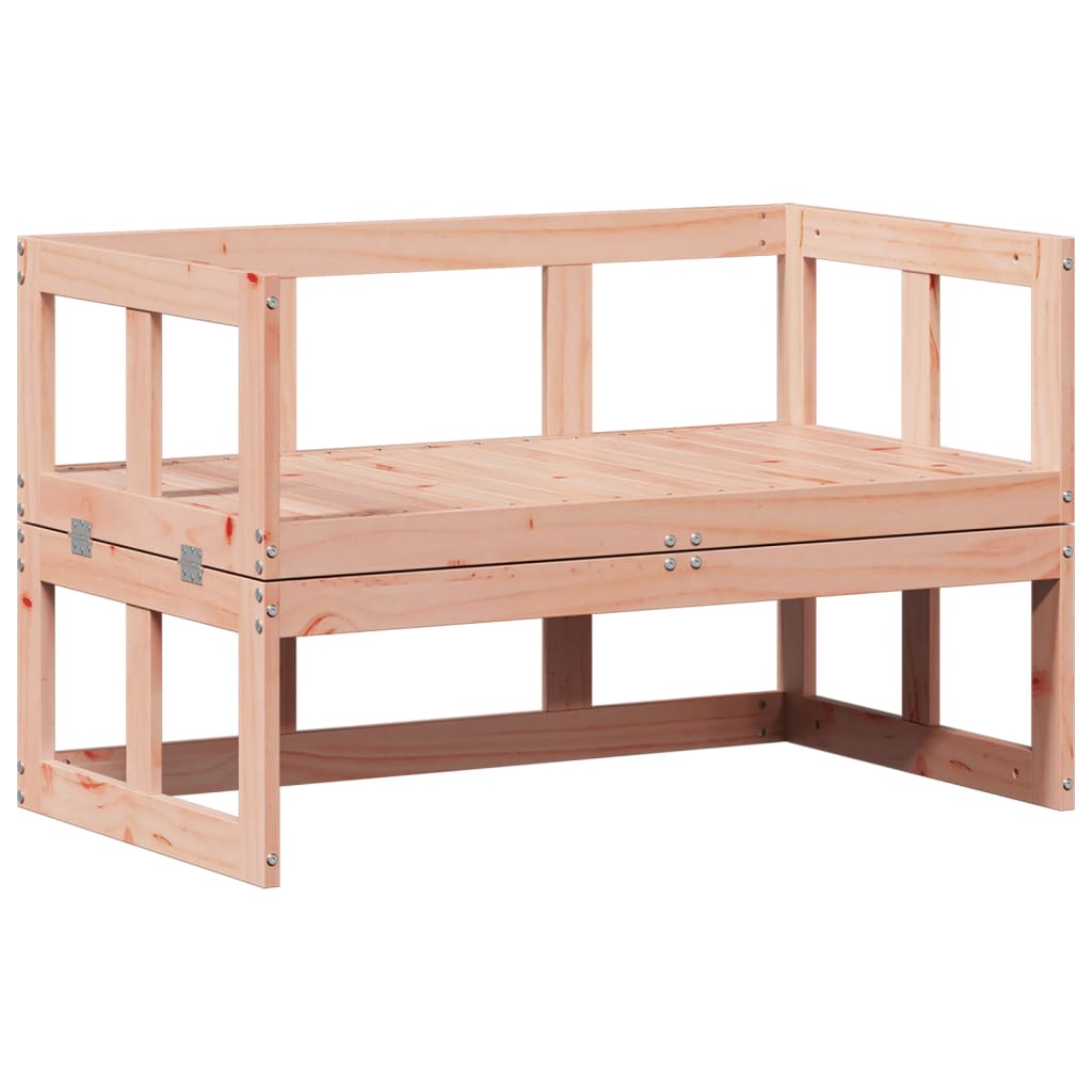 vidaXL Extendable Garden Bench Solid Pinewood White