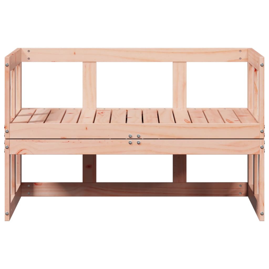 vidaXL Extendable Garden Bench Solid Pinewood White