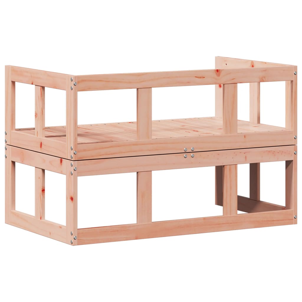 vidaXL Extendable Garden Bench Solid Pinewood White