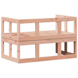 vidaXL Extendable Garden Bench Solid Pinewood White