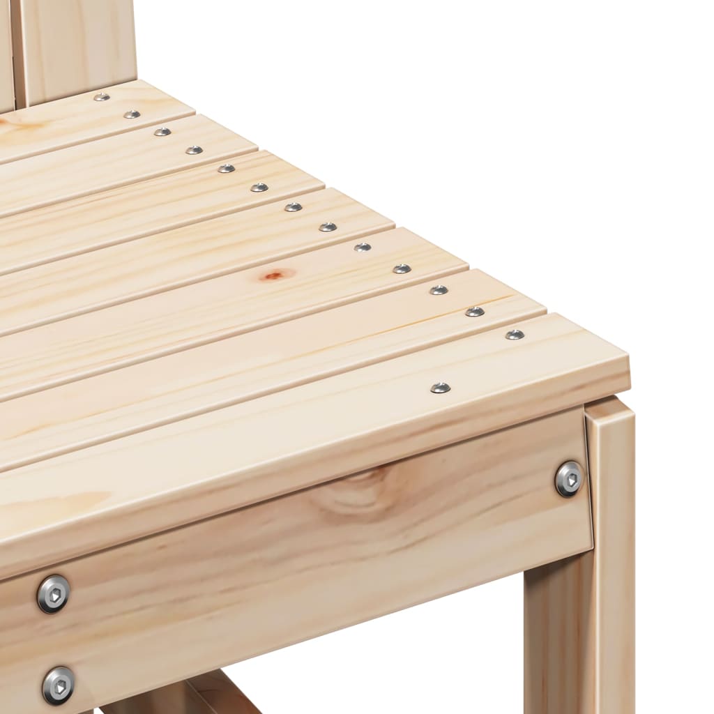 vidaXL 3-delige Loungeset massief grenenhout