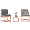 vidaXL 3-delige Loungeset massief grenenhout
