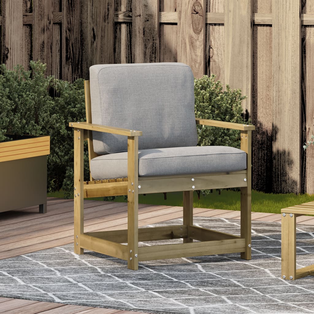 vidaXL Garden Chair 62x56x77 cm Solid Pine Wood