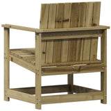 vidaXL Garden Chair 62x56x77 cm Solid Pine Wood