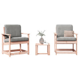 vidaXL 3-Piece Lounge Set Solid Pine Wood