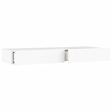 vidaXL TV Cabinet with LED Lights 120x35x15.5 cm White