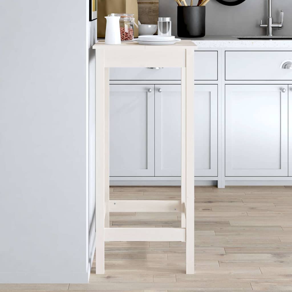 vidaXL Bartafel 50x50x110 cm massief grenenhout