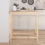 vidaXL Bartafel 50x50x110 cm massief grenenhout