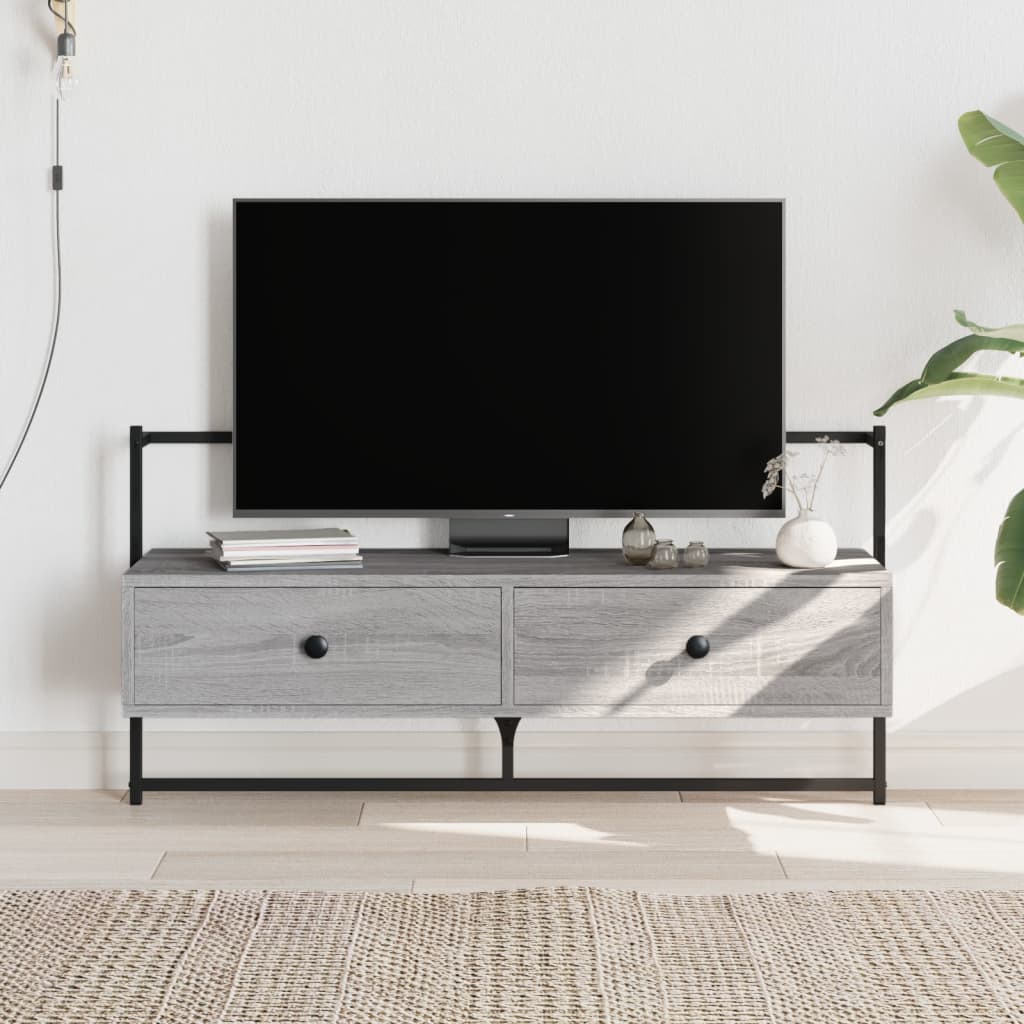 vidaXL Tv-meubel wandgemonteerd 60,5x30x51 cm bewerkt hout zwart