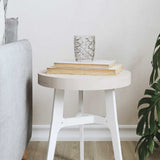 vidaXL Tabletop round Ø30x3 cm solid pine wood