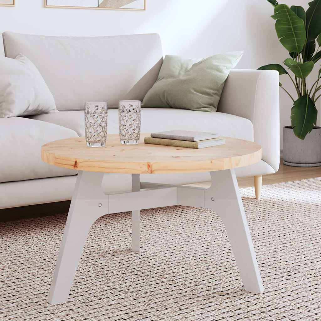 vidaXL Tabletop round Ø30x3 cm solid pine wood
