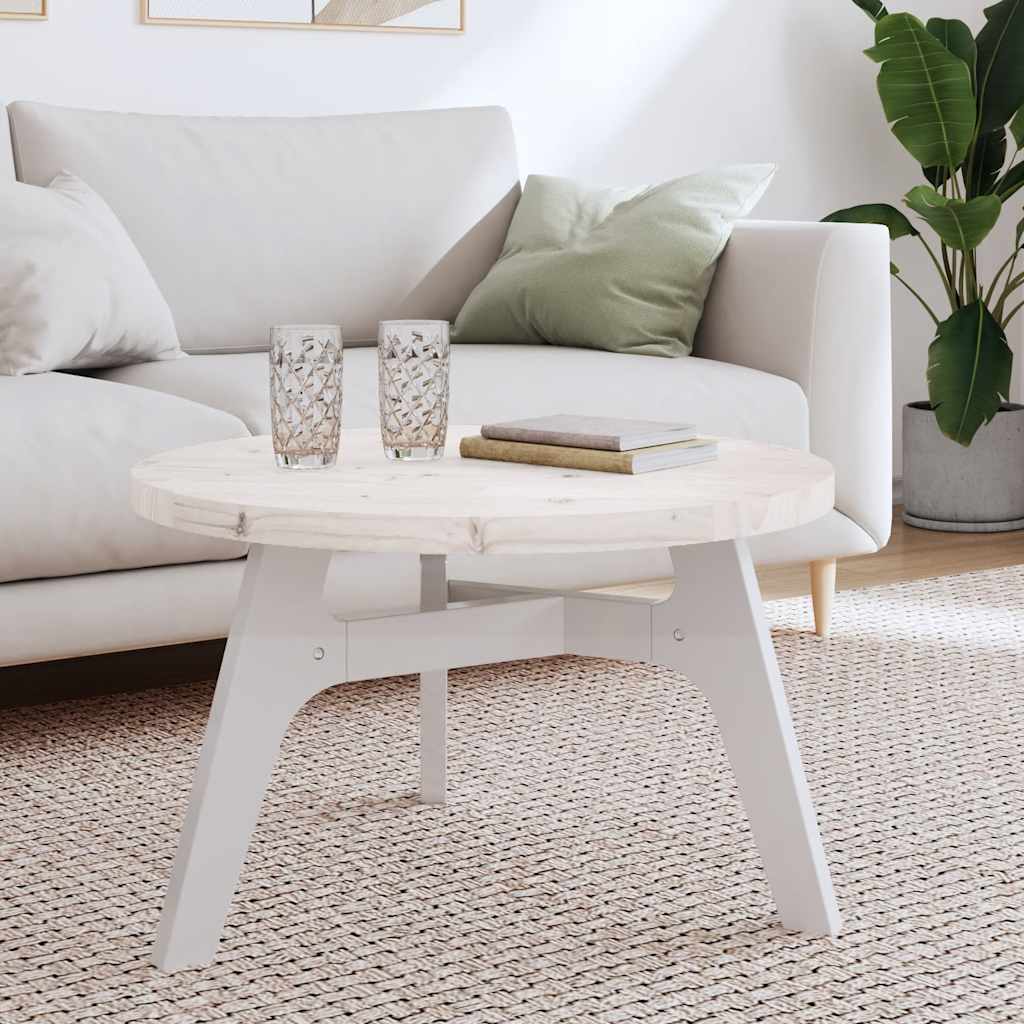vidaXL Tabletop round Ø30x3 cm solid pine wood