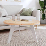 vidaXL Tabletop round Ø30x3 cm solid pine wood