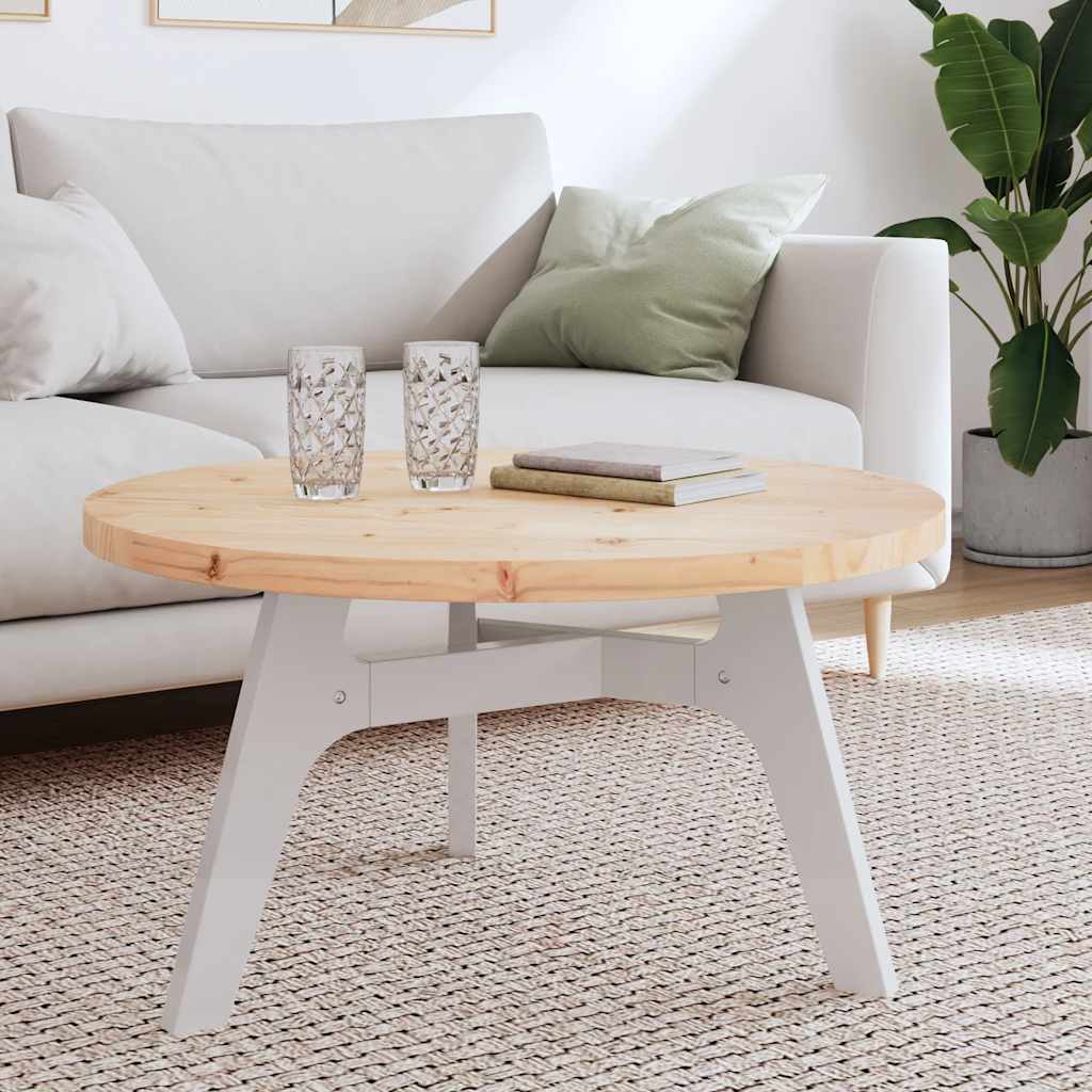 vidaXL Tabletop round Ø30x3 cm solid pine wood