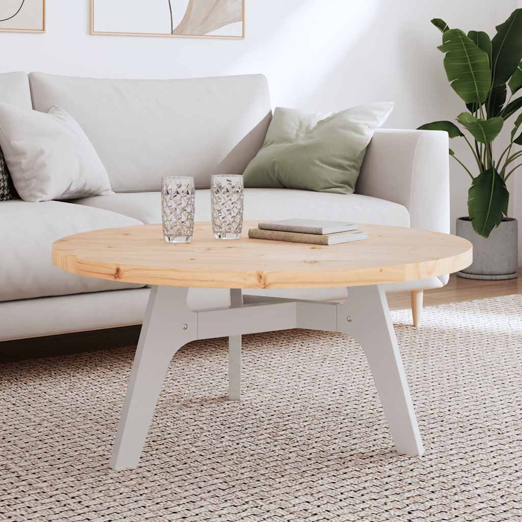 vidaXL Tabletop round Ø30x3 cm solid pine wood